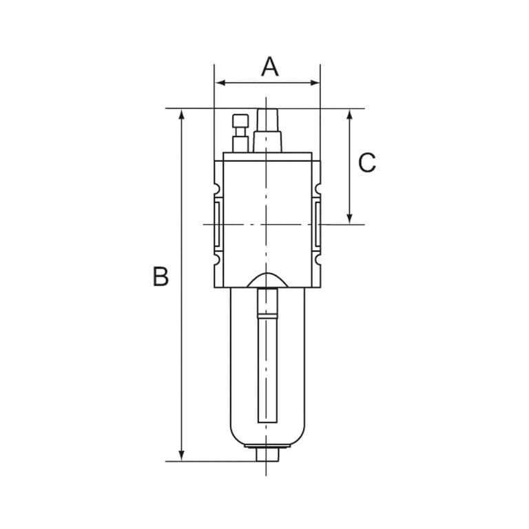 Riegler 156651 Nebelöler »FUTURA« mit Metallbehälter und Sichtrohr, BG 1, G 3/8 - Bild 2