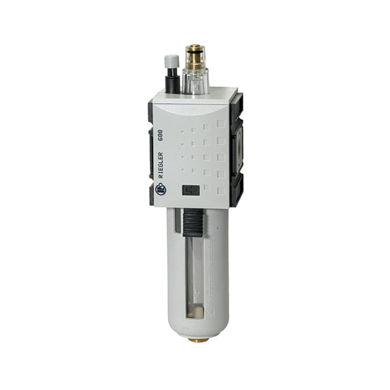 Riegler 100207 Nebelöler »FUTURA«, Polycarbonatbehälter, Schutzkorb, BG 1, G 3/8 - Bild 1