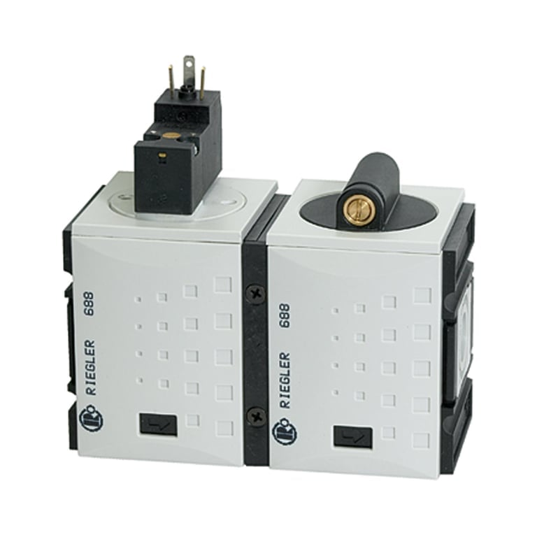 Riegler 156626 Befülleinheit »FUTURA«, el. betätigt, 110 V AC/50 Hz, BG 1, G 1/4 - Bild 1