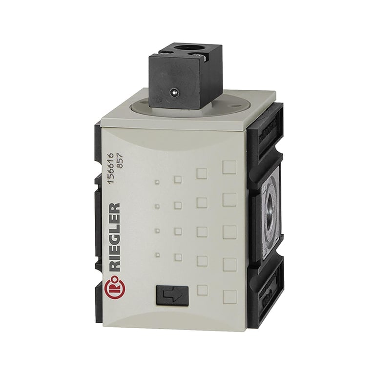 Riegler 156617 3/2-Wegeventil »FUTURA«, pneumatisch betätigt, BG 1, G 3/8 - Bild 1