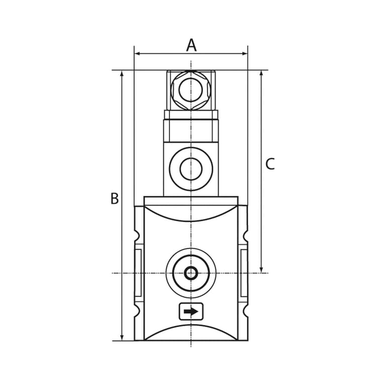 Riegler 142518 Verteiler »FUTURA-mini« BG 0, G 1/4, mit Druckschalter 0,5-10 bar - Bild 2