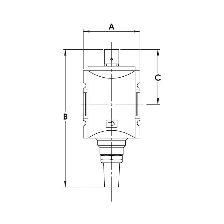 Riegler 142524 3/2-Wegeventil »FUTURA-mini«, pneumatisch betätigt, BG 0, G 1/4 - Bild 2