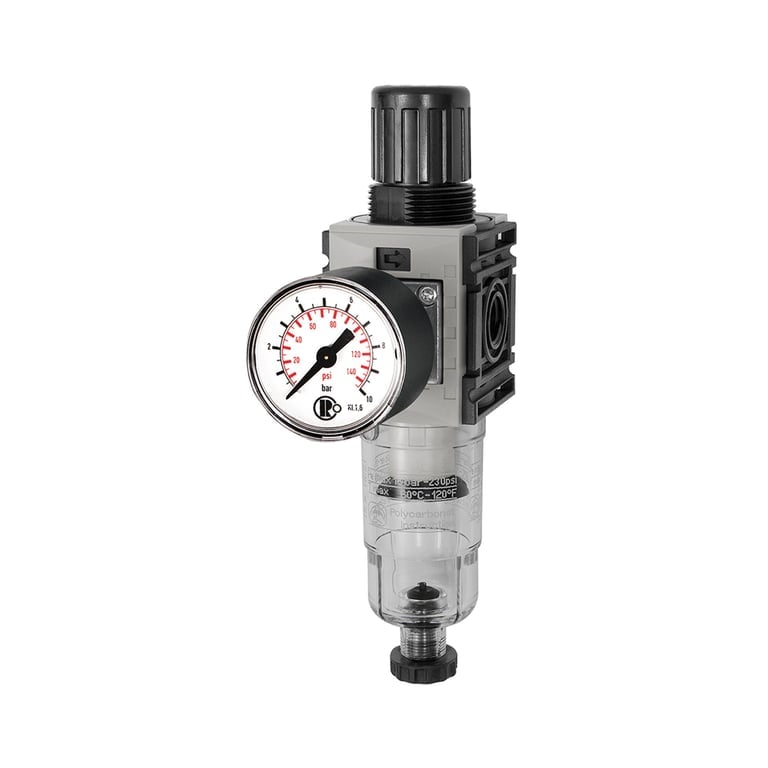 Riegler 142410 Filterregler »FUTURA-mini«, PC-Beh., Std.mano, HA, G 1/4, 0,5-10 - Bild 1