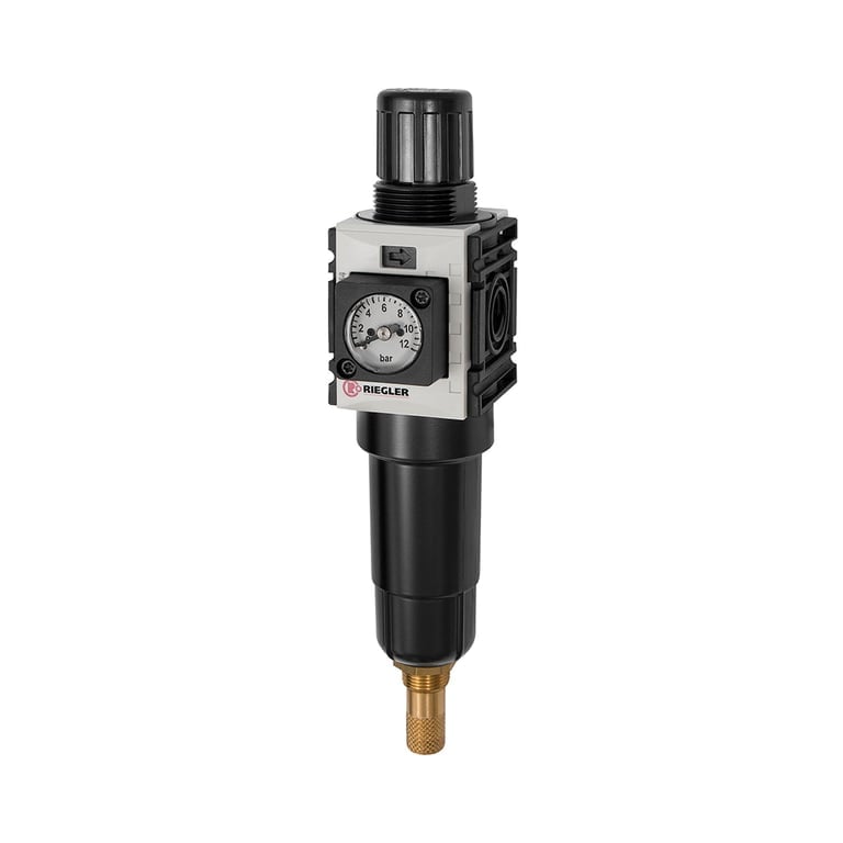 Riegler 142435 Filterregler »FUTURA-mini«, M-Beh., Kompaktmano, VA, G 1/4, 0,1-4 - Bild 1