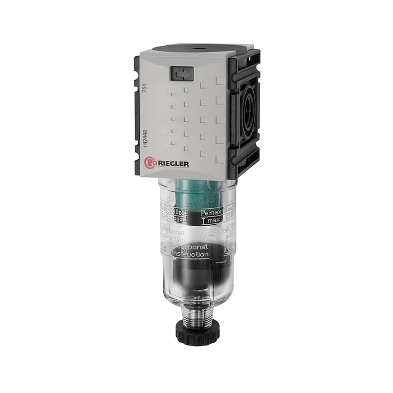 Riegler 142448 Mikrofilter »FUTURA-mini« mit PC-Behälter, BG 0, G 1/4, HA - Bild 1