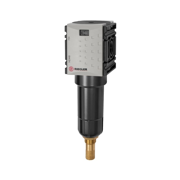 Riegler 142452 Mikrofilter »FUTURA-mini« mit Metallbehälter, BG 0, G 1/4, VA - Bild 1