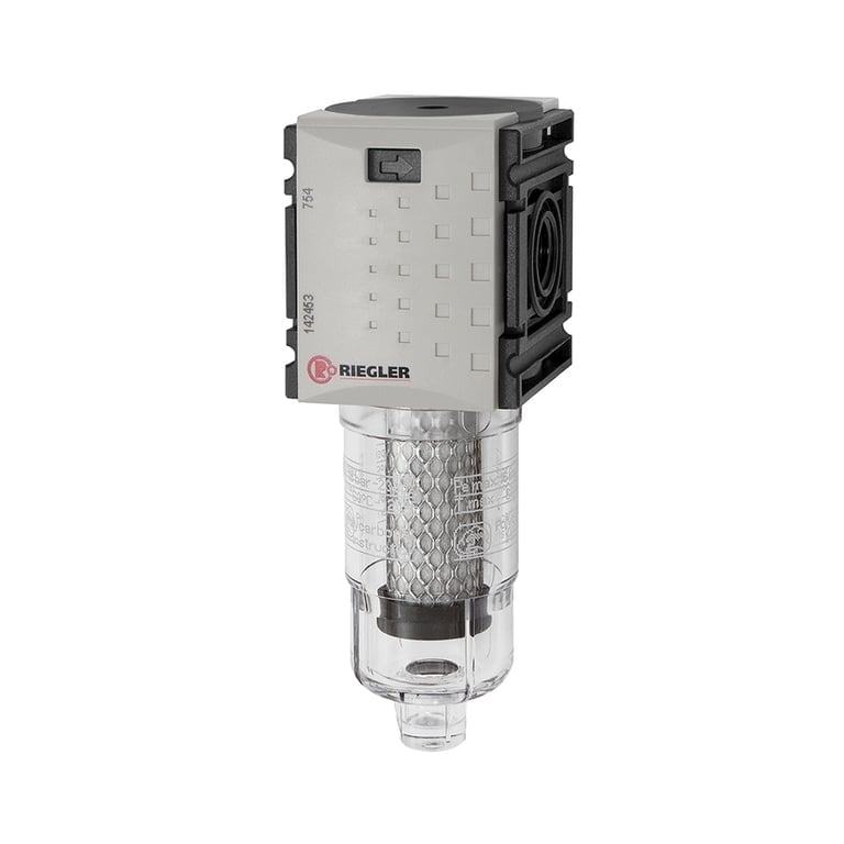 Riegler 142453 Aktivkohlefilter »FUTURA-mini« mit PC-Behälter, BG 0, G 1/4 - Bild 1