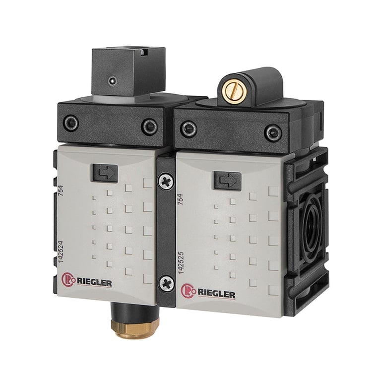 Riegler 142529 Befülleinheit »FUTURA-mini«, pneumatisch betätigt, BG 0, G 1/4 - Bild 1
