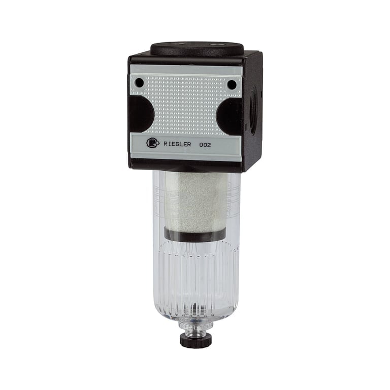 Riegler 100528 Vorfilter »multifix«, Polycarbonatbehälter, 0,3 µm, BG 3, G 1/2 - Bild 1