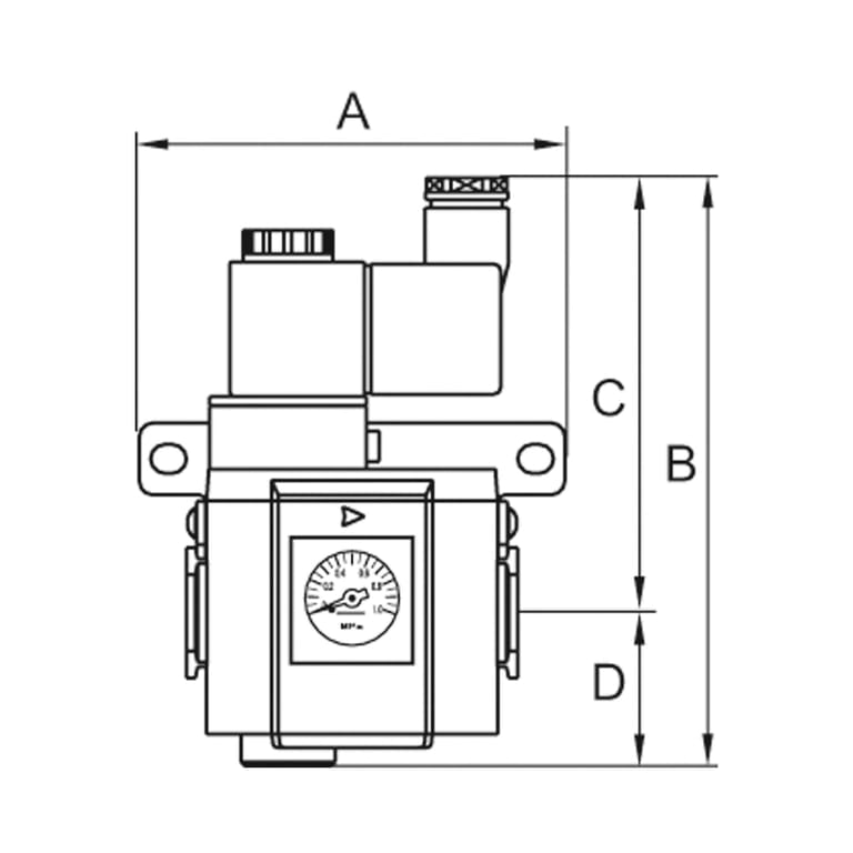 Riegler 116343 3/2-Wege-Anfahrventil »G-mini«, 24 V DC, BG 200, G 1/4 - Bild 2