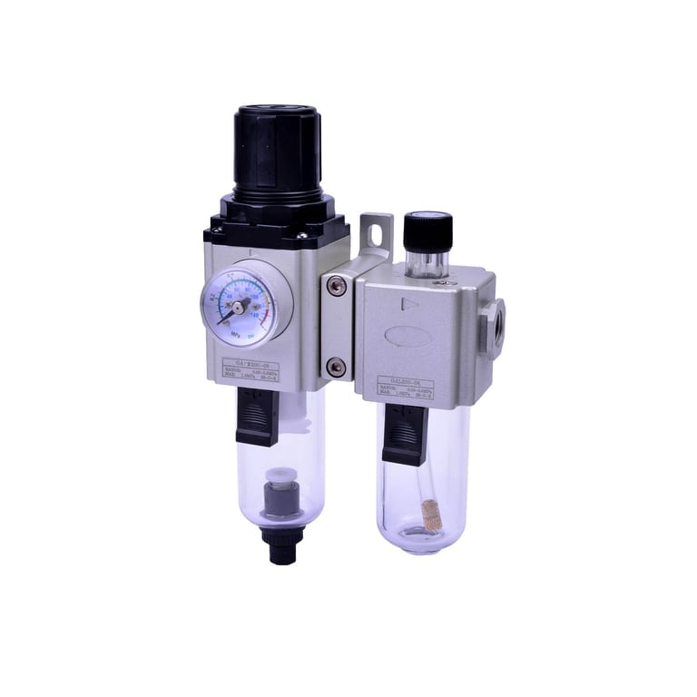Riegler 178361 Wartungseinheit 2-tlg. »GA-mini«, PC, BG 200, G1/8, 1,5-9 bar, HA - Bild 1