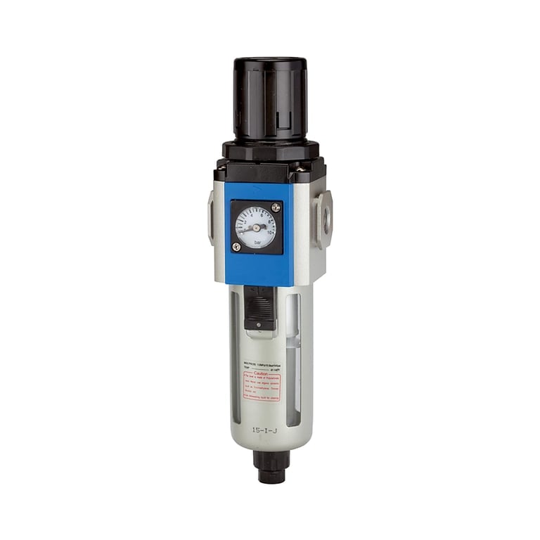 Riegler 116359 Filterregler »G«, PC-Beh., 5 µm, BG 300, G 3/8, 1,5 - 9 bar, VA - Bild 1