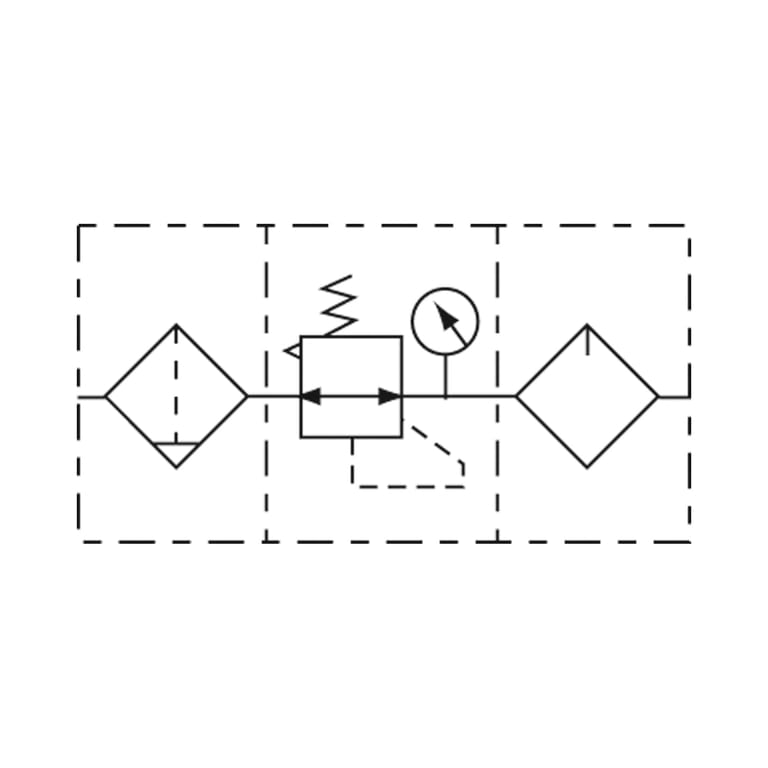 Riegler 178516 Wartungseinheit 3-tlg. »GA« Metallbeh., BG 600, G1, 1,5-9 bar, HA - Bild 3