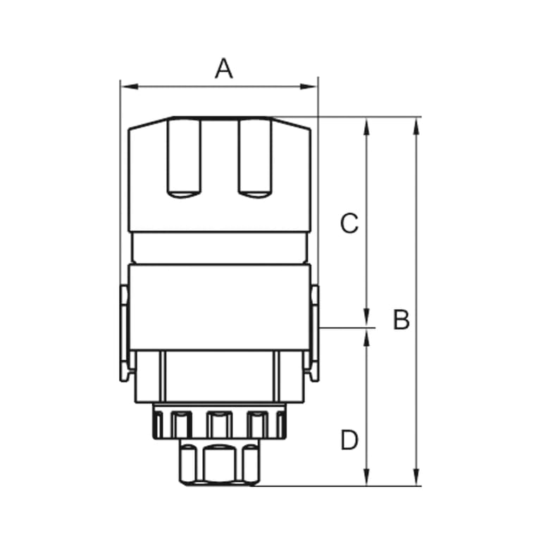 Riegler 116432 3/2-Wege-Absperrventil »G-mini«, BG 200, G 1/4, PE 0 - 9 bar - Bild 2