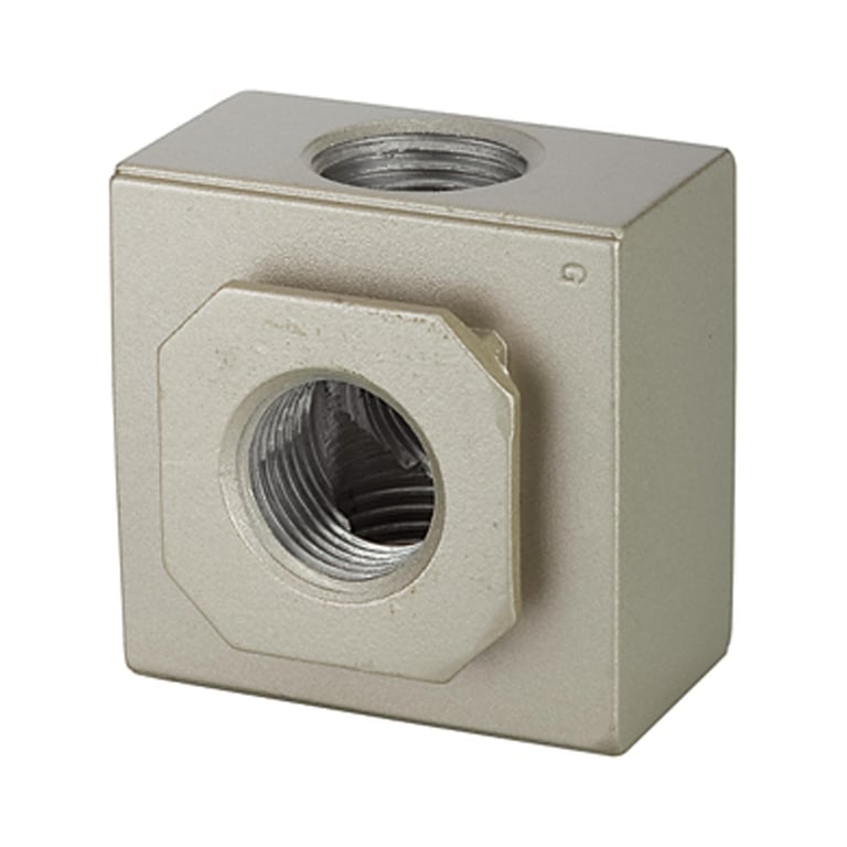 Riegler 116477 Verteiler »G«, mit 2 Abgängen, BG 400, G 1/2, PE 0 - 9 bar - Bild 1