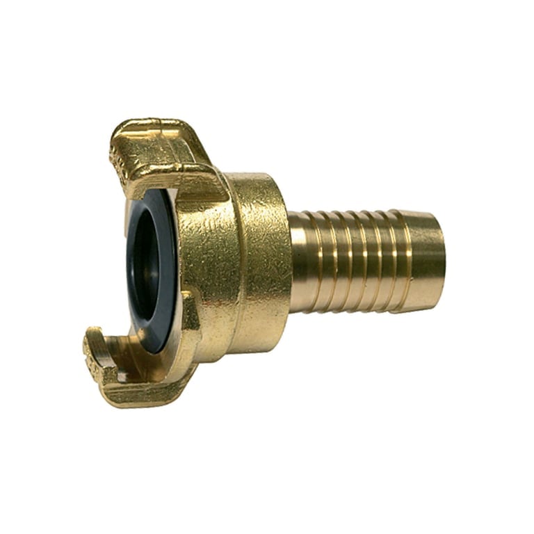 Riegler 107776 GEKA-Schlauchstück, 360° drehbar, Messing blank, LW 13 - Bild 1