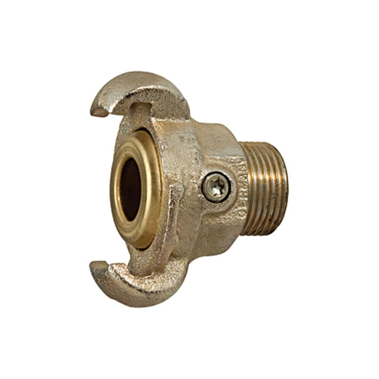 Riegler 107855 Klauenkupplung mit Außengewinde, G 1/2, mit Messing-Dichtung - Bild 1