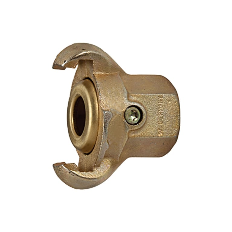 Riegler 107862 Klauenkupplung mit Innengewinde, G 1/2, mit Messing-Dichtung - Bild 1