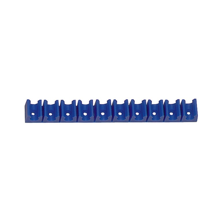 Riegler 144445 Schlauch-Klemmleiste, Polyethylen, für Schlauch Außen-ø 4-5 mm