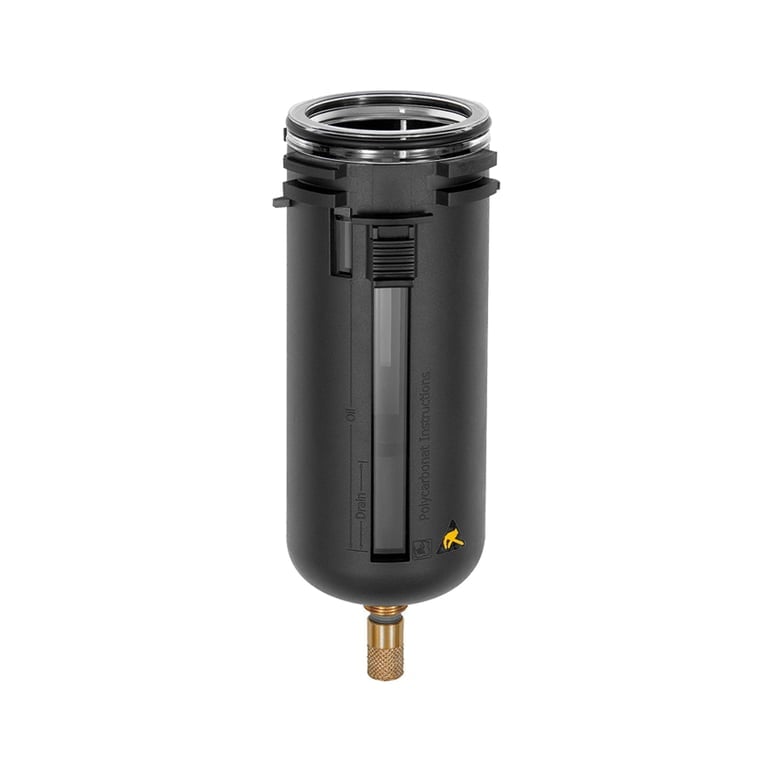 Riegler 135860 Polycarbonatbehälter mit Schutzkorb und vollautom. Ablassventil