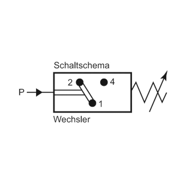 Riegler 103012 Druckschalter, Wechselkontakt, Stahl ver., 42 V, G 1/4, 0,5-2 bar - Bild 2