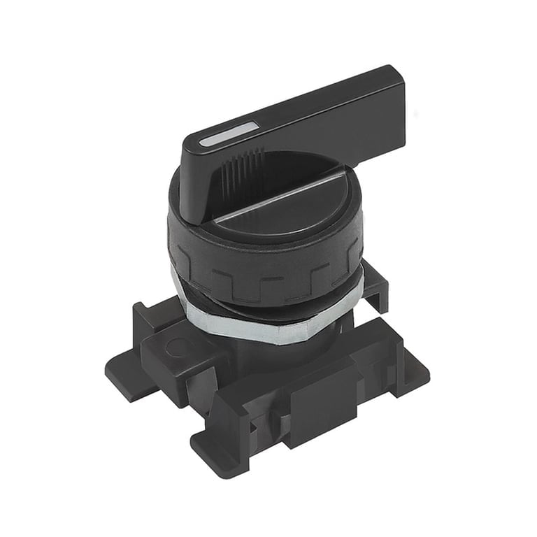 Riegler 106451 Langer Drehhebel, schwarz, 2 Stellungen, bistabil