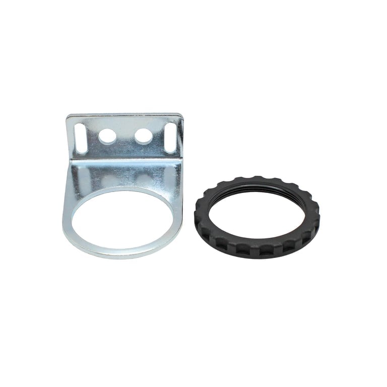 Riegler 100439 Haltewinkel mit Mutter M50x1,5, f. »multifix«, BG 3, G 1/2, G 3/4