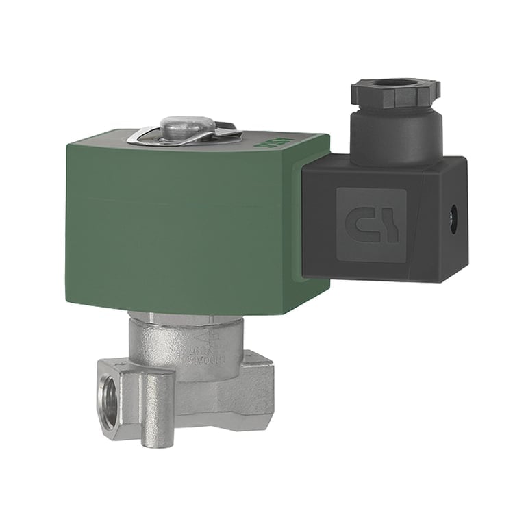 Riegler 102970 2/2-Wege-MV.,ES,FPM,NC,direktg.,230 V,50-60Hz,NPT 1/8, PN 0-25bar - Bild 1