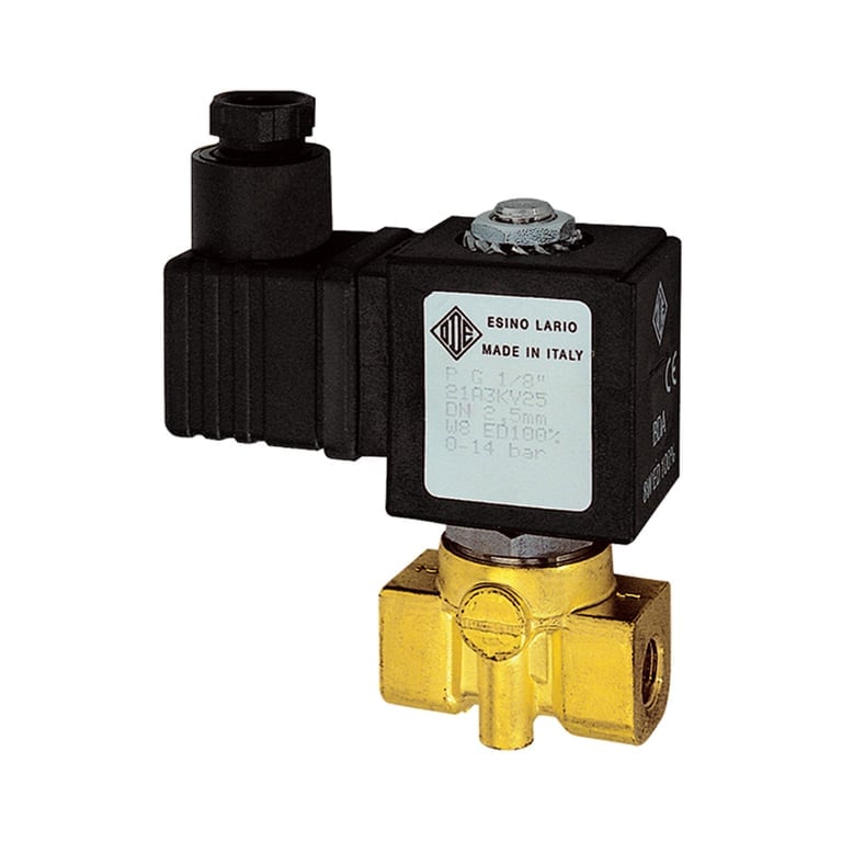 Riegler 102889 2/2-MV, MS,NC,direktg., 230-240V,50-60Hz,16VA, FKM,G1/4,PN0-5bar - Bild 1