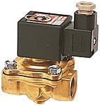 Riegler 102854 2/2-Wege-MV.,MS,NC,vorg.,230 V,50-60 Hz,NBR,Rp 3/8,PN 0,35-14 bar - Bild 1