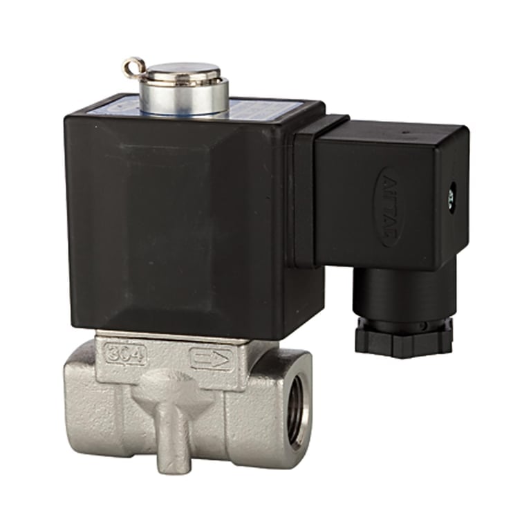 Riegler 116600 2/2-Wege-MV., ES, NO, direktg., 24 V DC, G 1/8, PN 0-20 bar - Bild 1