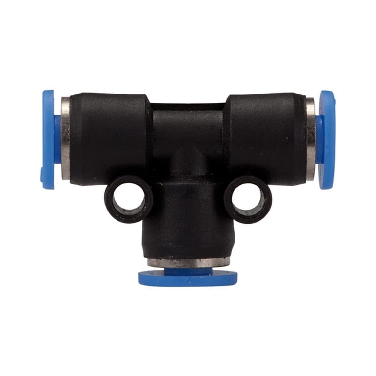 Riegler 109095 T-Steckverbindung »Blaue Serie« mini, red., Schlauch-Außen-Ø 4/3 - Bild 1