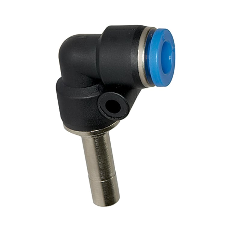 Riegler 109104 L-Steckverbindung, Stecknippel 3 mm »Blaue Serie« mini, Schl.-Ø 3 - Bild 1