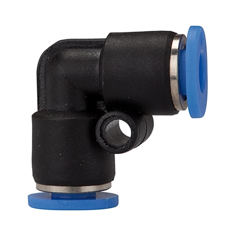 Riegler 109086 L-Steckverbindung »Blaue Serie« mini, für Schlauch-Außen-Ø 3 - Bild 1