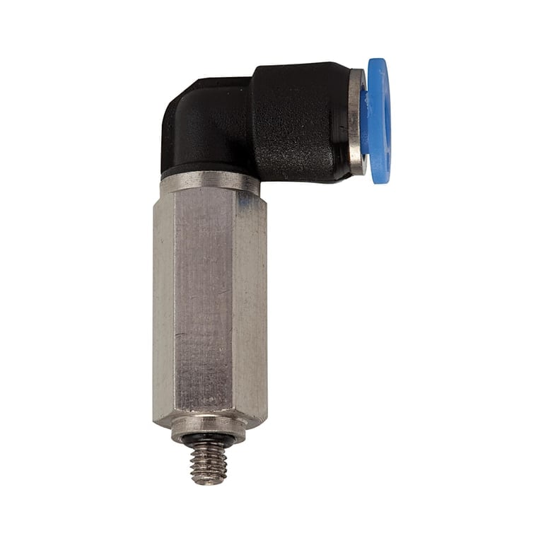 Riegler 109051 L-Steckverschraubung »Blaue Serie« mini, lang, drehbar, G 1/8 - Bild 1