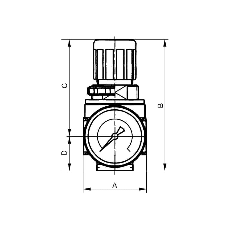 Riegler 100338 Druckregler »multifix-mini« inkl. Mano, BG 0, G 1/8, 0,2 - 6 bar - Bild 4