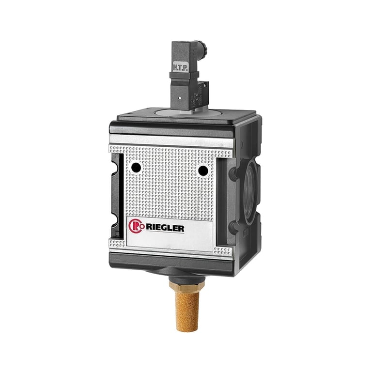 Riegler 133142 Schaltventil (3/2-Wegeventil) »multifix«, 24 V DC, BG 4, G 1 - Bild 1