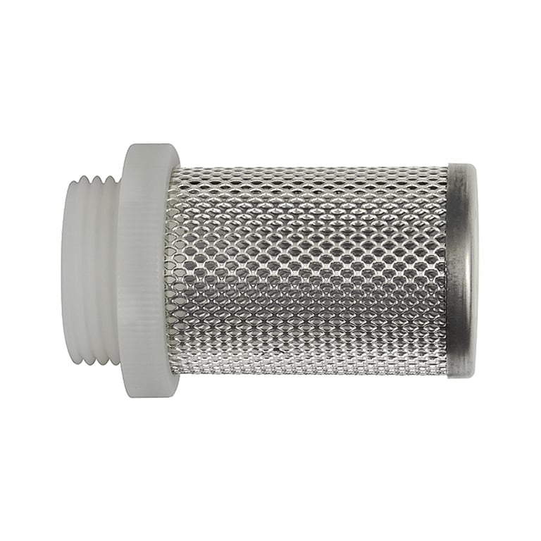 Riegler 134045 Saugkorb für Rückschlagv., G 3/8, Edelstahl 1.4301 / Kunststoff - Bild 1