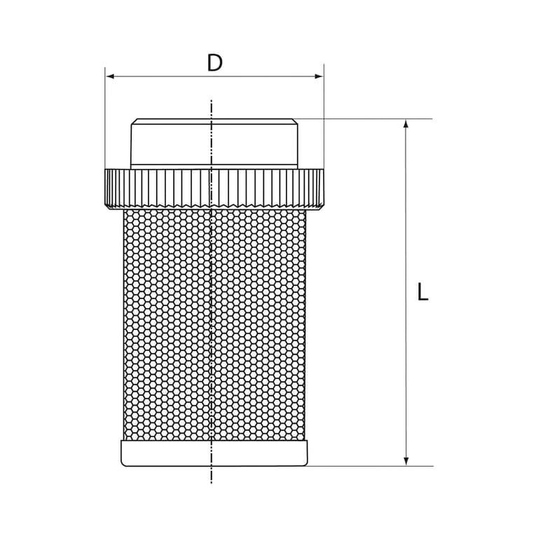 Riegler 134045 Saugkorb für Rückschlagv., G 3/8, Edelstahl 1.4301 / Kunststoff - Bild 2