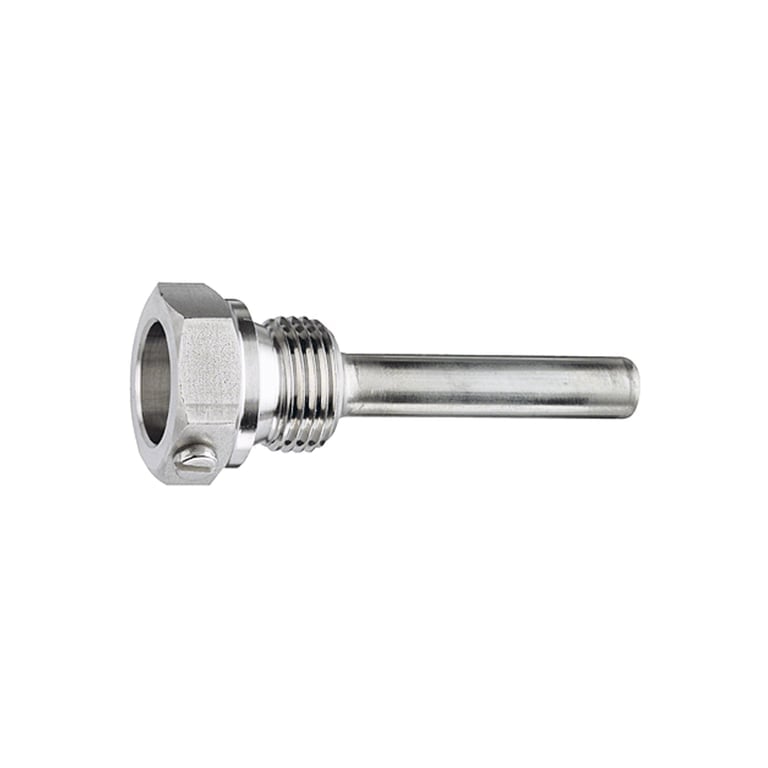 Riegler 102814 Schutzrohr zum Einschrauben G 1/2, L1 = 100 mm, CrNi-Stahl 1.4571