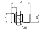Riegler 130877 Gerade Steckverschraubung »NonPlusUltra«, G 1/4, Ø 6 mm, VPE 10 - Bild 4