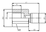 Riegler 131124 Ger. Steckverschr. »NonPlusUltra«, G 1/8 i., Ø 4 mm, VPE 10 Stk. - Bild 4
