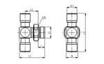Riegler 131587 T-Steckverschraubung »NonPlusUltra«, drehb., G 3/8, Ø 8mm, VPE10 - Bild 4