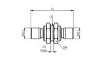 Riegler 131815 Gerade Schott-Steckverbindung »NonPlusUltra«, Ø 6 mm, VPE 10 Stk. - Bild 4