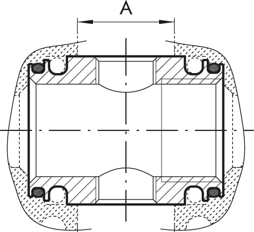 Riegler 144891 Luftabnahme 2-Wege »SYNTESI«, BG 1, G 3/8, Abgänge 2 x G 1/8 - Bild 2