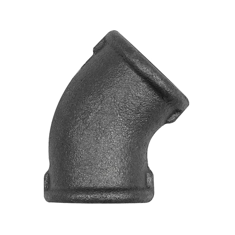 Riegler 133655 Winkel 120, 45°, Rp 3/8 i., Rp 3/8 i., Temperguss schwarz