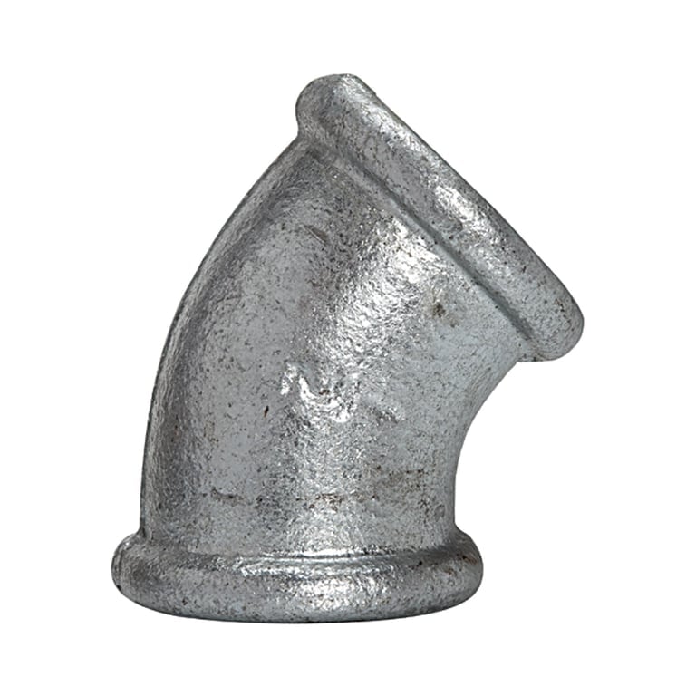 Riegler 112950 Winkel 120, 45°, IG/IG, Rp 2 1/2, schwarzer Temperguss feuerverz.