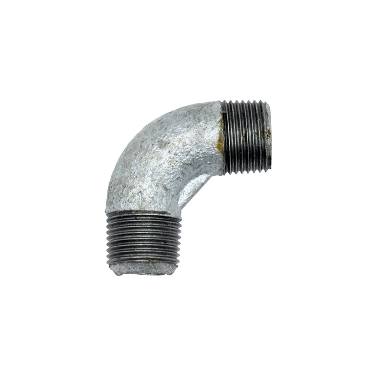 Riegler 112910 Winkel 94, 90°, AG/AG, R 1/2, schwarzer Temperguss feuerverz.