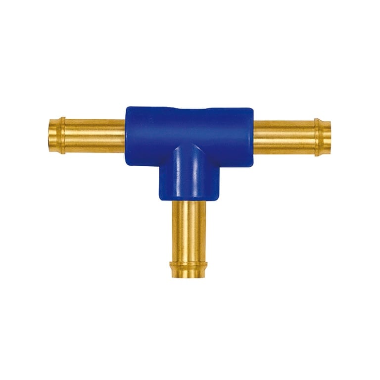 Riegler 133410 T-Schlauchverbindungsstutzen, für Schlauch LW 3 mm, Messing/POM - Bild 1