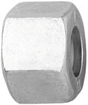 Riegler 112239 Überwurfmutter M10x1,0, Rohr-Außen-Ø 5 mm, SW1 12, Stahl verzinkt - Bild 1